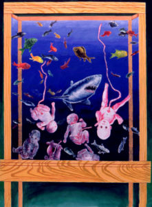 Abortion Aquarium-Feeding the Fishes