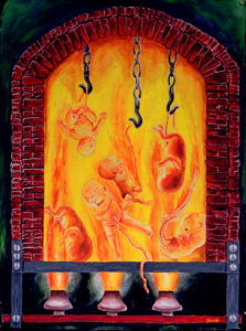 Abortion Oven, Burning the Babies